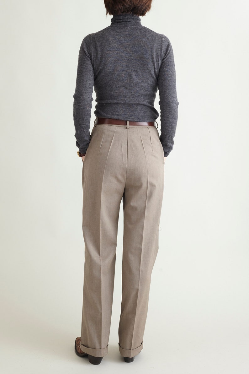 Wool Shirt and Pants Set for Women | Soft Utility Two-Piece Suit | Relaxed Fit Smart Casual Outfit for Fall to Spring | FTN62