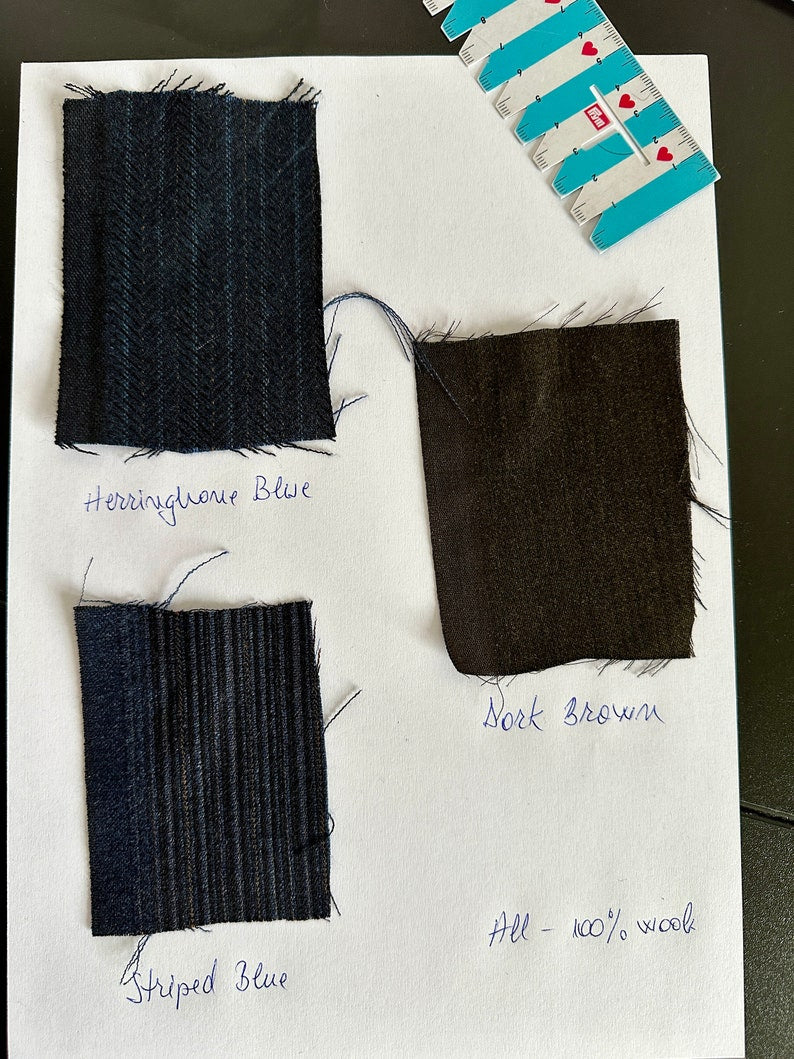 Handmade 100% Wool Trousers for Women - Mid-Rise, Roomy Crotch, Ideal for Spring/Fall/Winter, Perfect for Office & Urban Style, Color Option