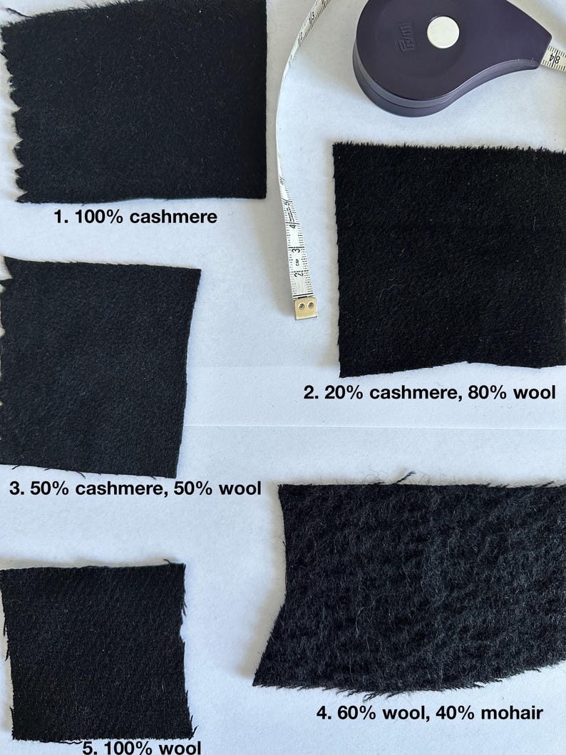 Handmade 100% Cashmere Overcoat for Women - Black Long Winter Coat, Double-Breasted, Oversized Straight Cut and Chic Modern Design FTN82