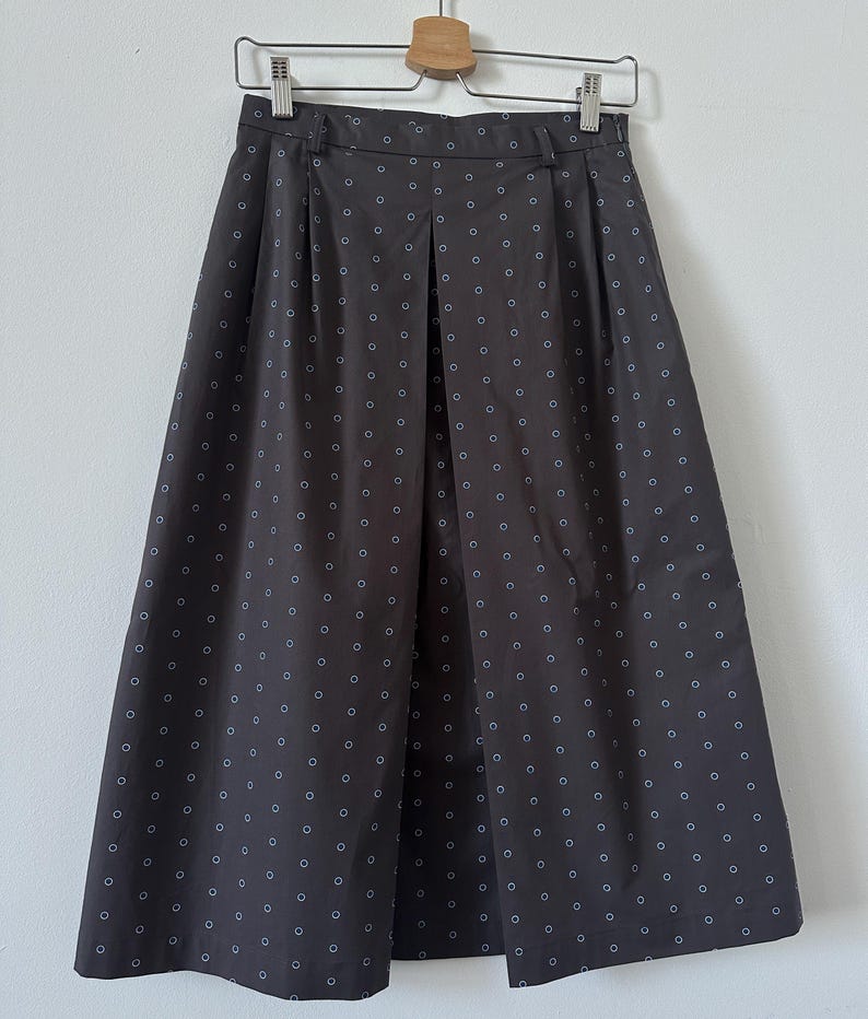 Top Skirt Summer Set – Lightweight Cotton Co-ords – Striped Tank Top and Polka Dot Midi Skirt Casual Outfit for Women