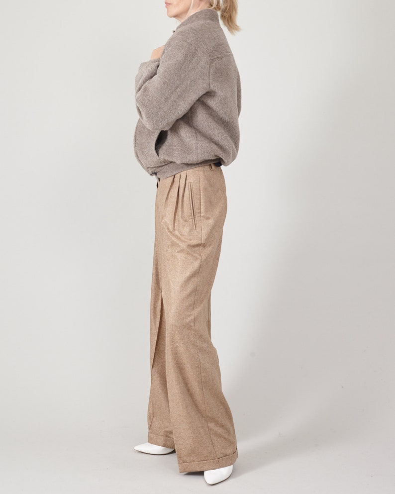 Alpaca Wool Bomber Jacket – Fluffy, Fully Lined by Fine Thee, product image 5