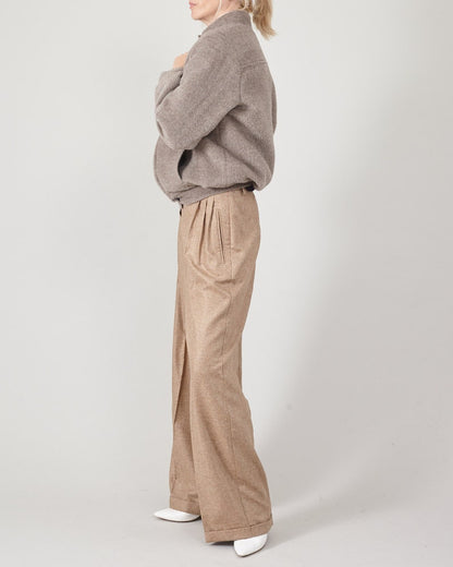 Alpaca Wool Bomber Jacket – Fluffy, Fully Lined by Fine Thee, product image 5