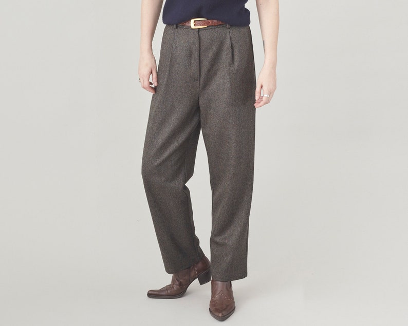 Cropped Wool Tapered Pants – Fully Lined by Fine Thee, product image 1