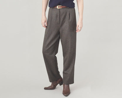 Cropped Wool Tapered Pants – Fully Lined by Fine Thee, product image 1