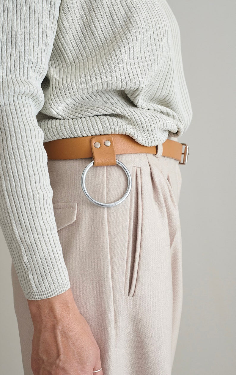 Two Piece Set for Women | Wide Leg Pants and Matching Blouse | Wool Pants and Matching Blouse