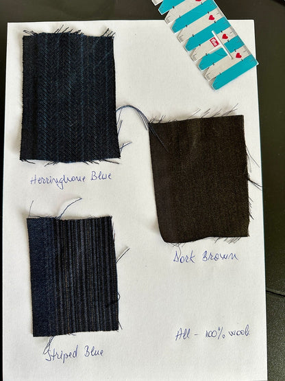 Handmade 100% Wool Trousers for Women - Mid-Rise, Roomy Crotch, Ideal for Spring/Fall/Winter, Perfect for Office & Urban Style, Color Option