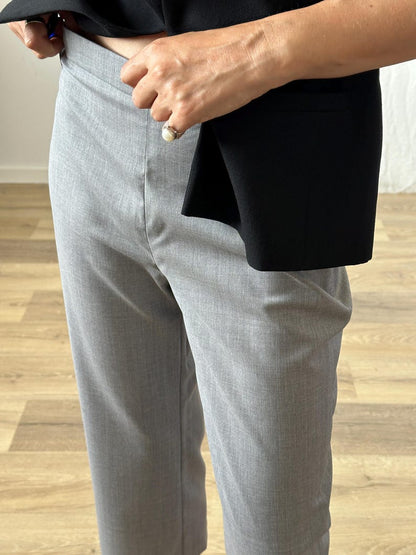 100% Wool Capri Pants for Women – Chic Office Pants for Summer, Spring and Fall