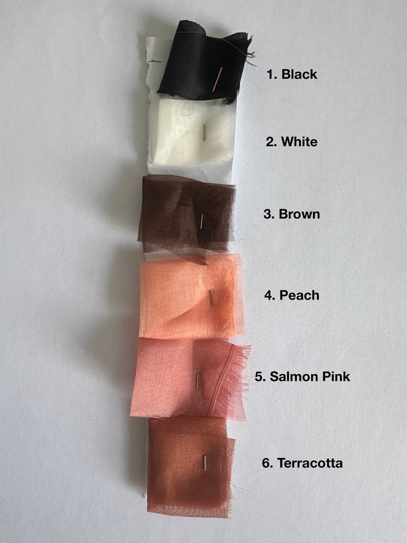 Color swatches labeled with colors on a white background